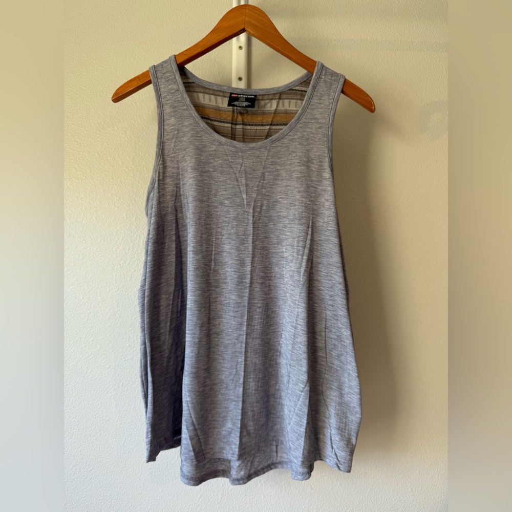 Women’s gray Sherpa tank top